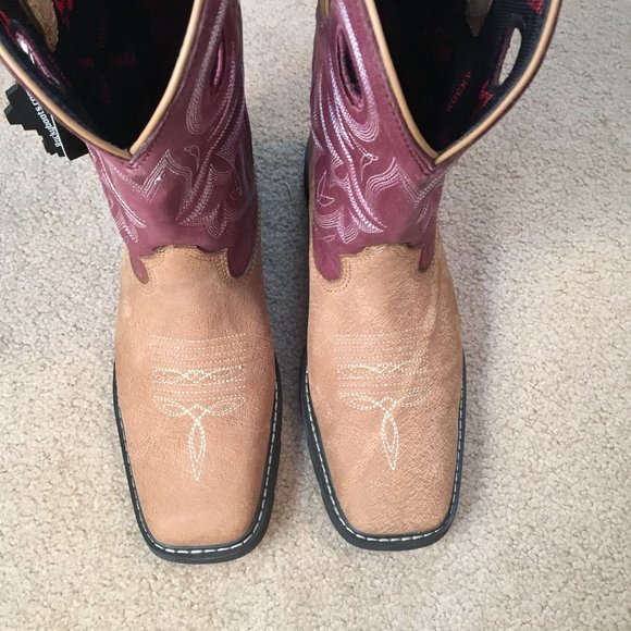 Rocky Mountain Women's Farmstead Boot Purple/Brown NWT - Picture 9 of 11